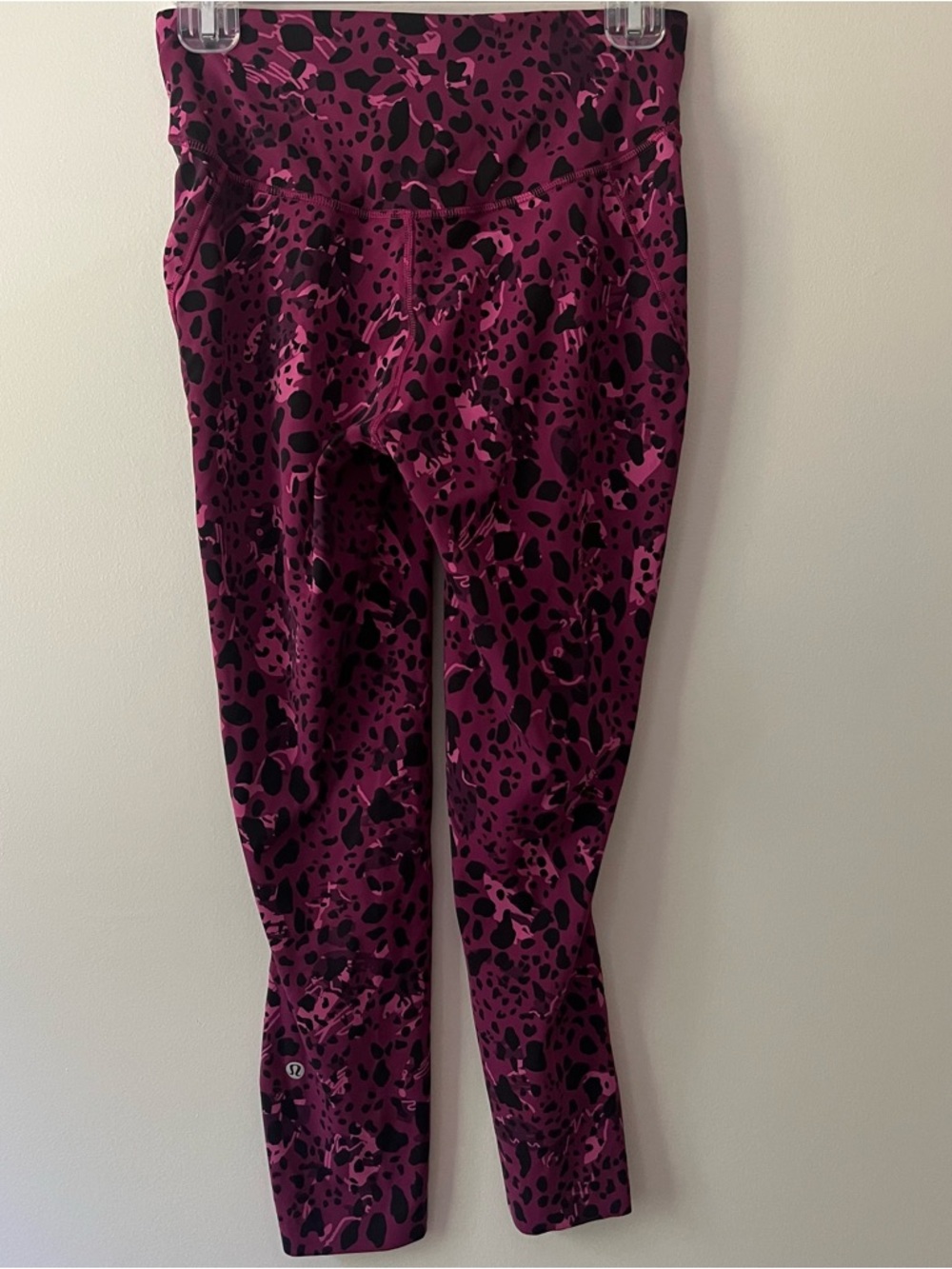 Lululemon High Base Pace High-Rise Running Tight 6 Pink Animal Print Leggings - Picture 7 of 9